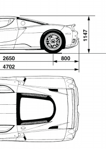 ferrari enzo blueprint