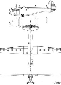 Antonov A-7 blueprint