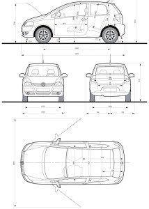 Volkswagen Fox blueprint