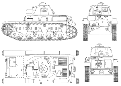 Renault R35 blueprint