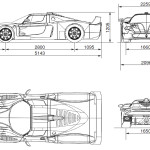 Maserati MC12 blueprint