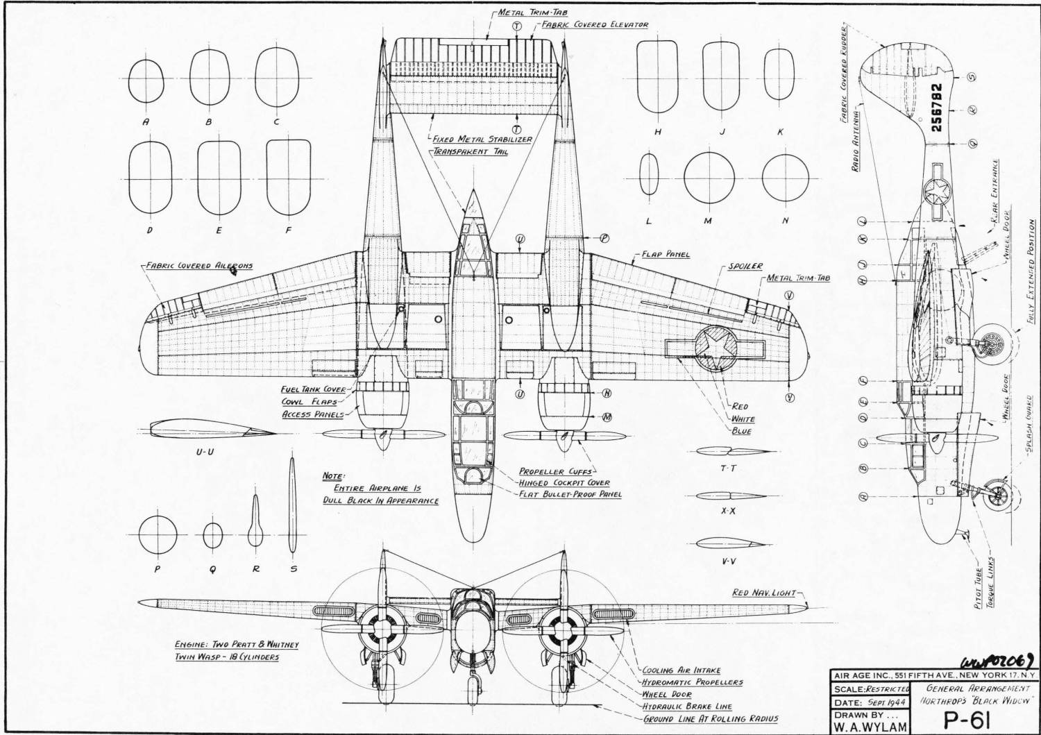 p-61 blueprint