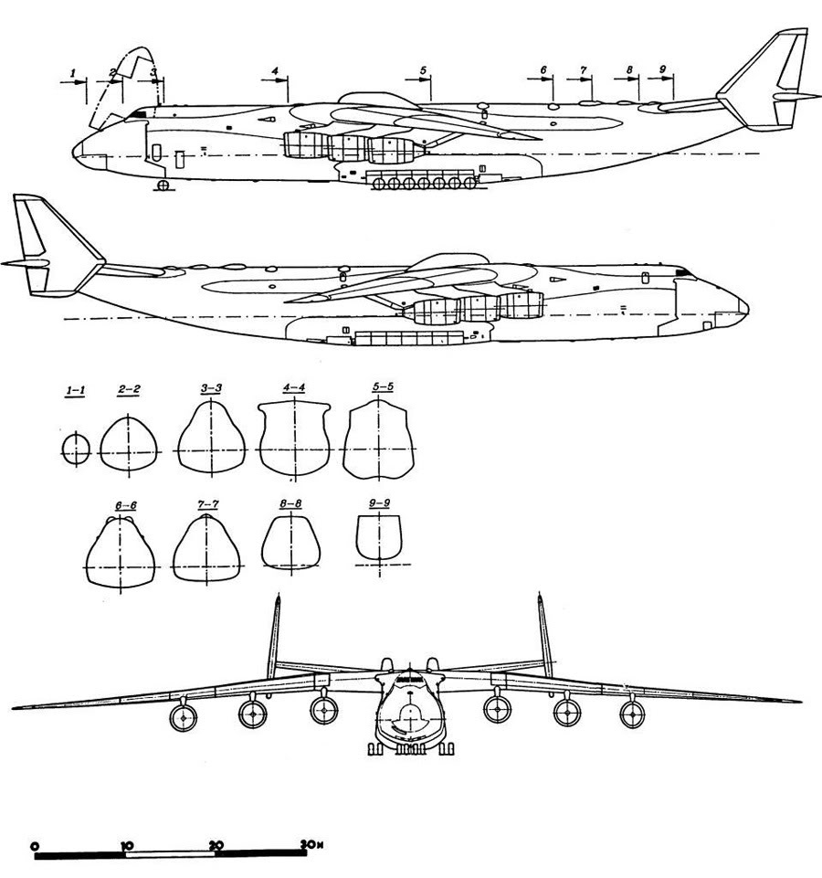 An-225 Mriya blueprint