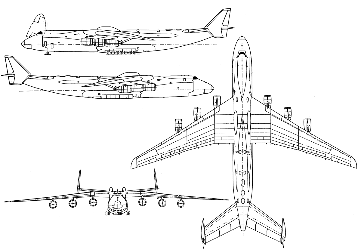 An-225 Mriya blueprint