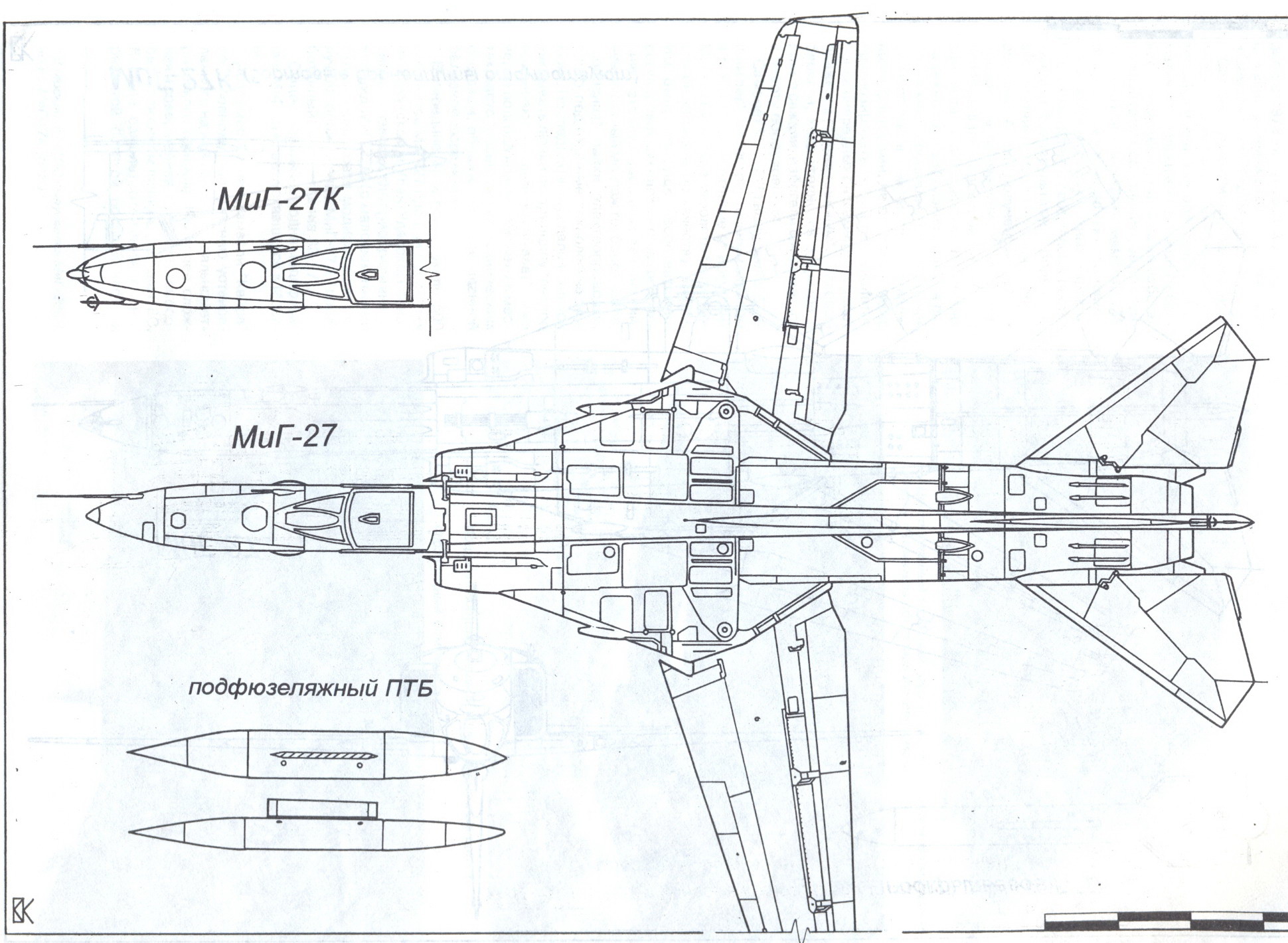 MiG-27 blueprint