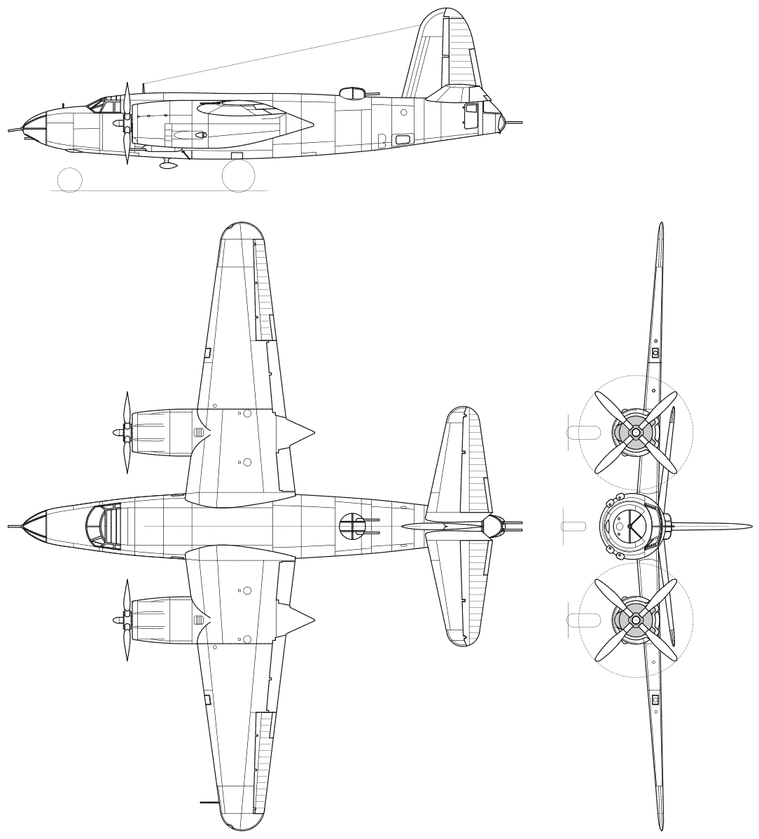 Martin B-26 Marauder blueprint