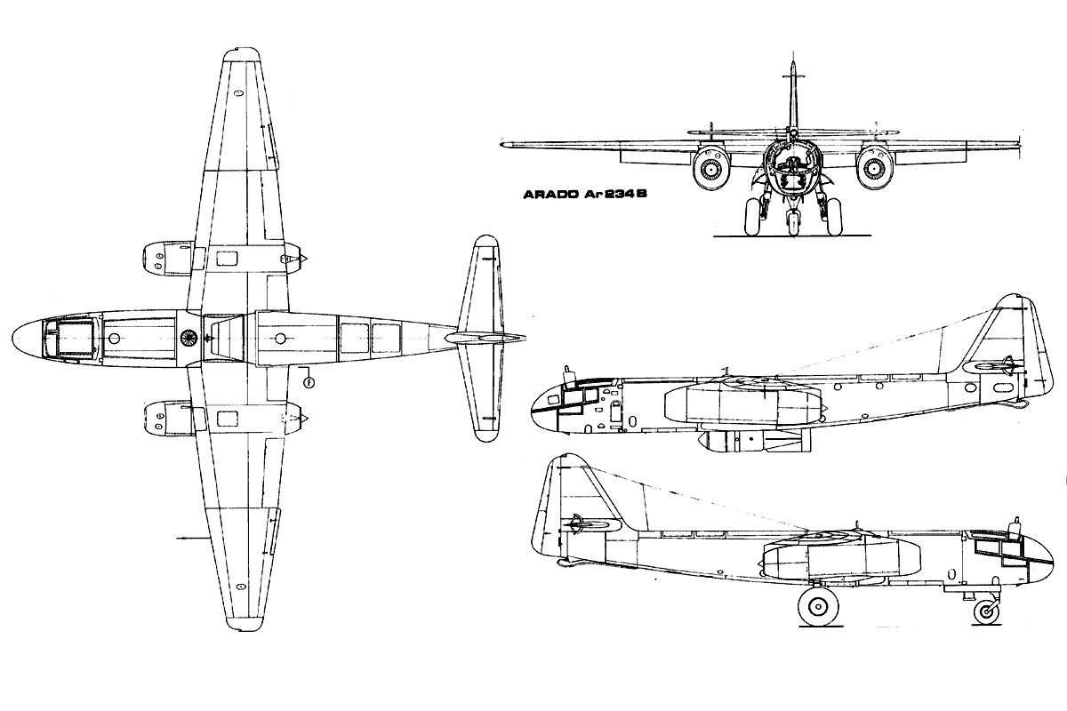 Arado Ar 234 blueprint
