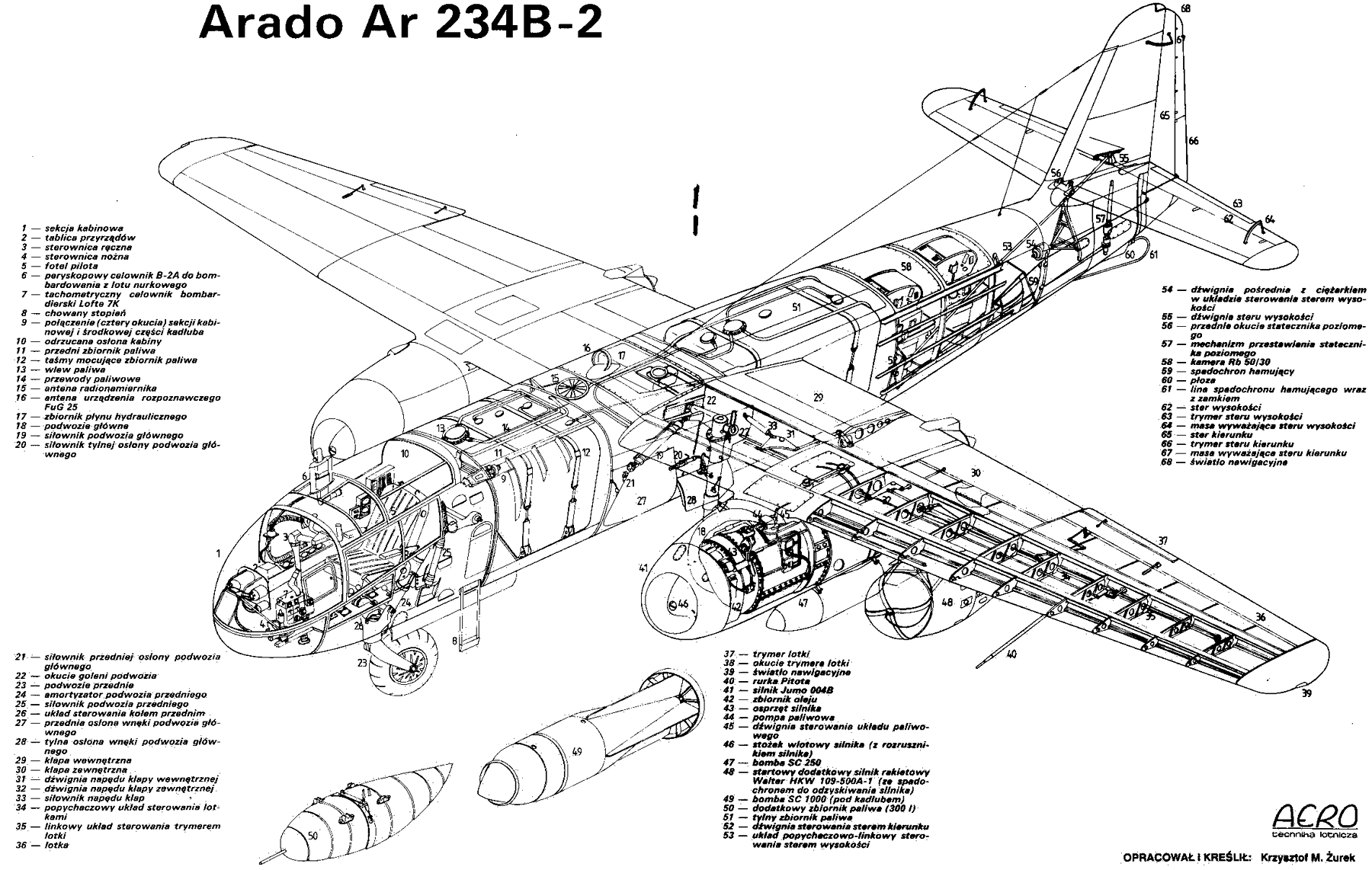 Arado Ar 234 blueprint