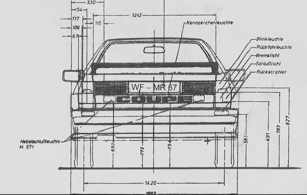 Audi Quattro blueprint