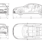 Audi TT blueprint