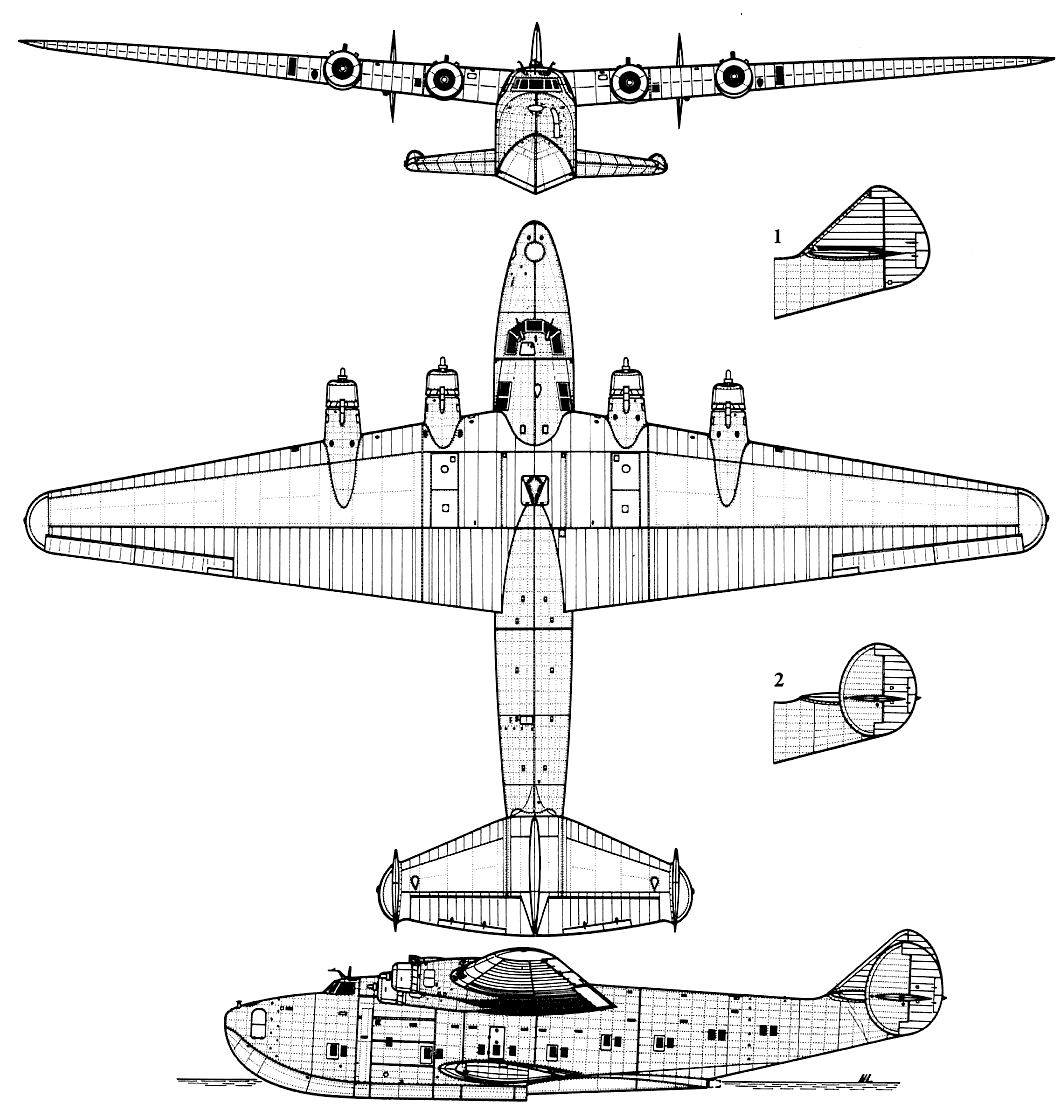 Boeing 314 blueprint