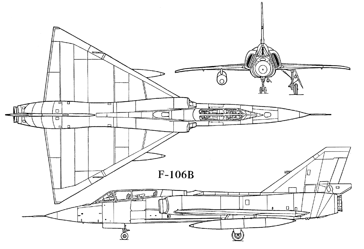 F-106 Delta Dart blueprint