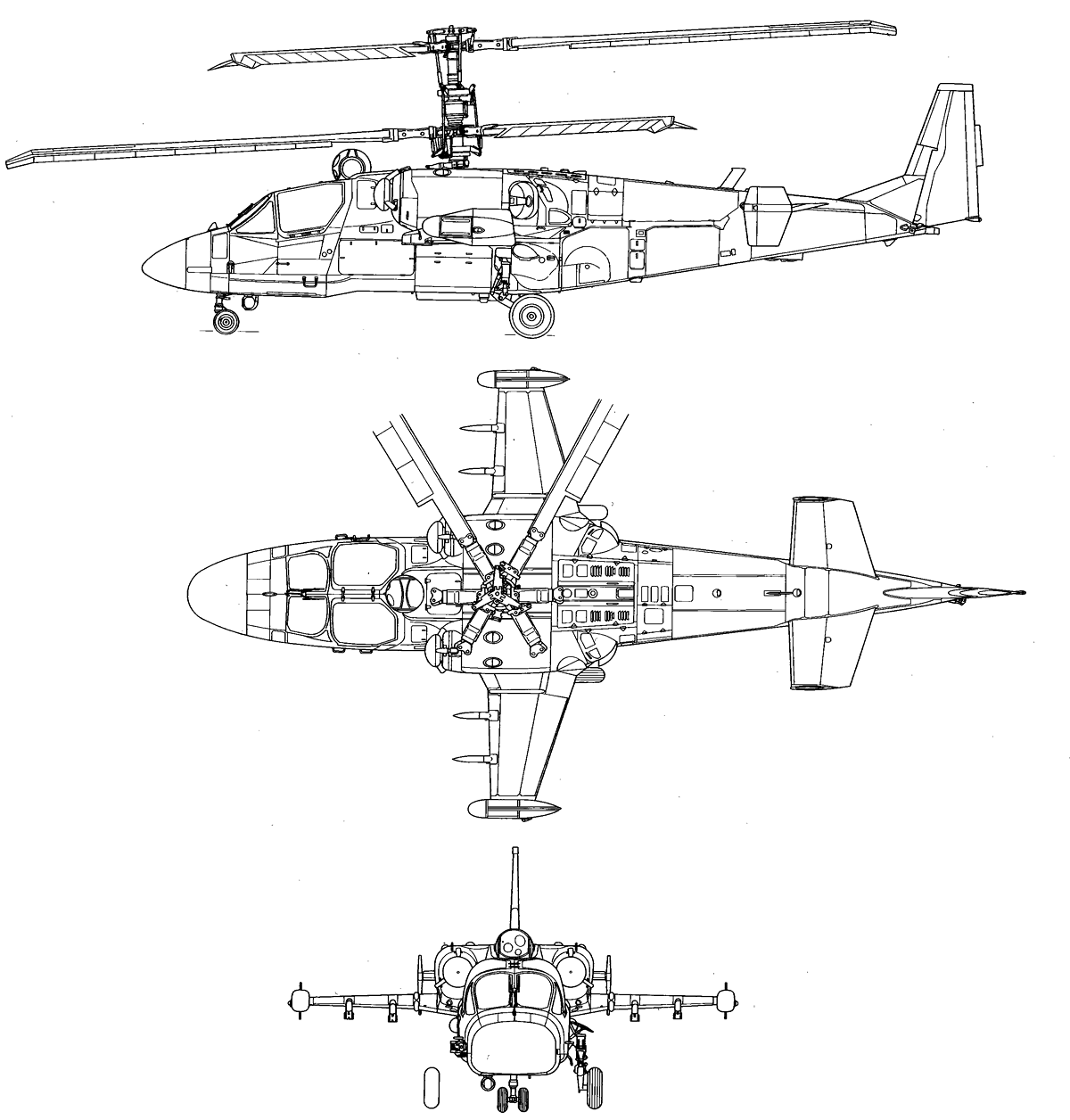 Ka-52 blueprint