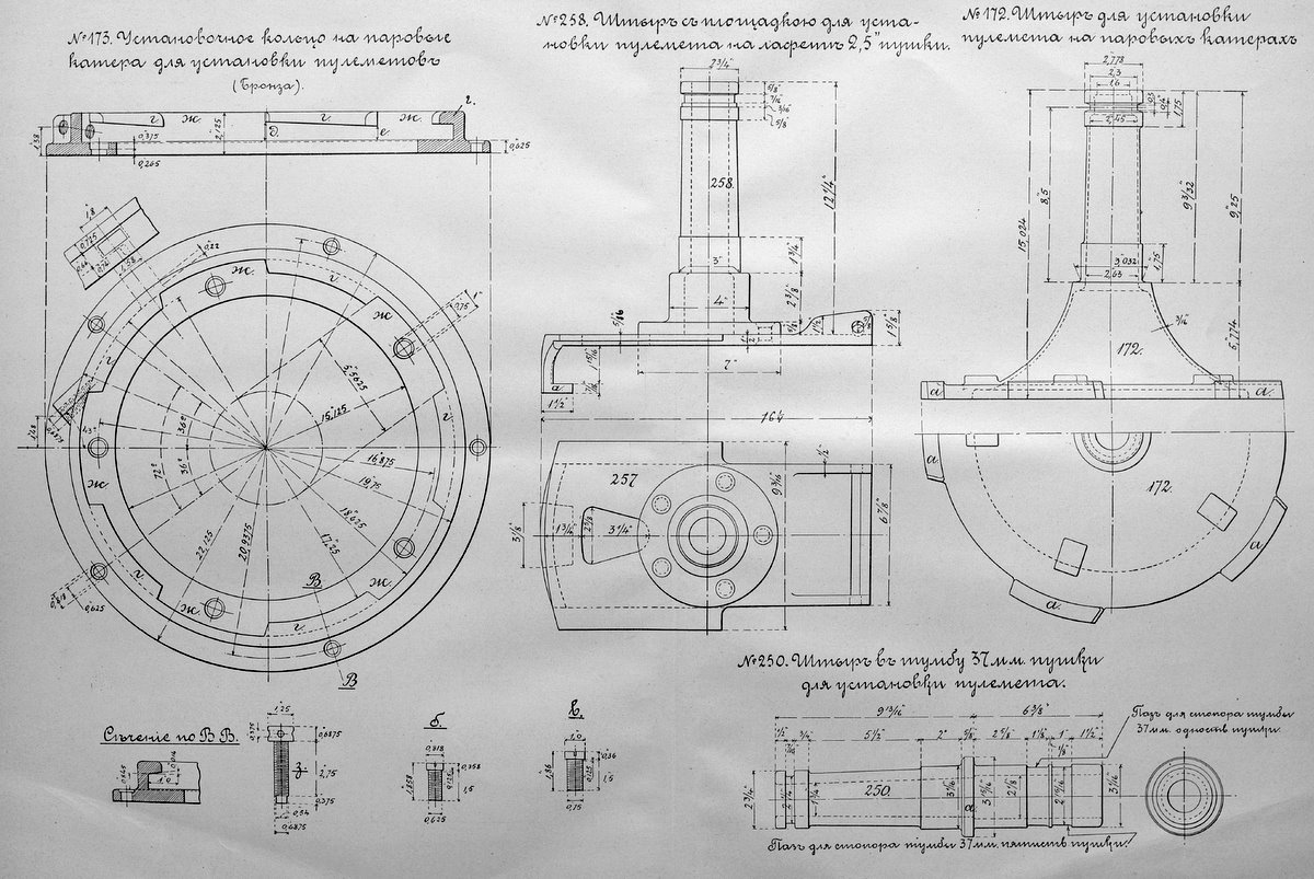Maxim gun blueprint