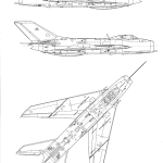 MiG-19 blueprint