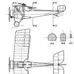 Nieuport 12 blueprint