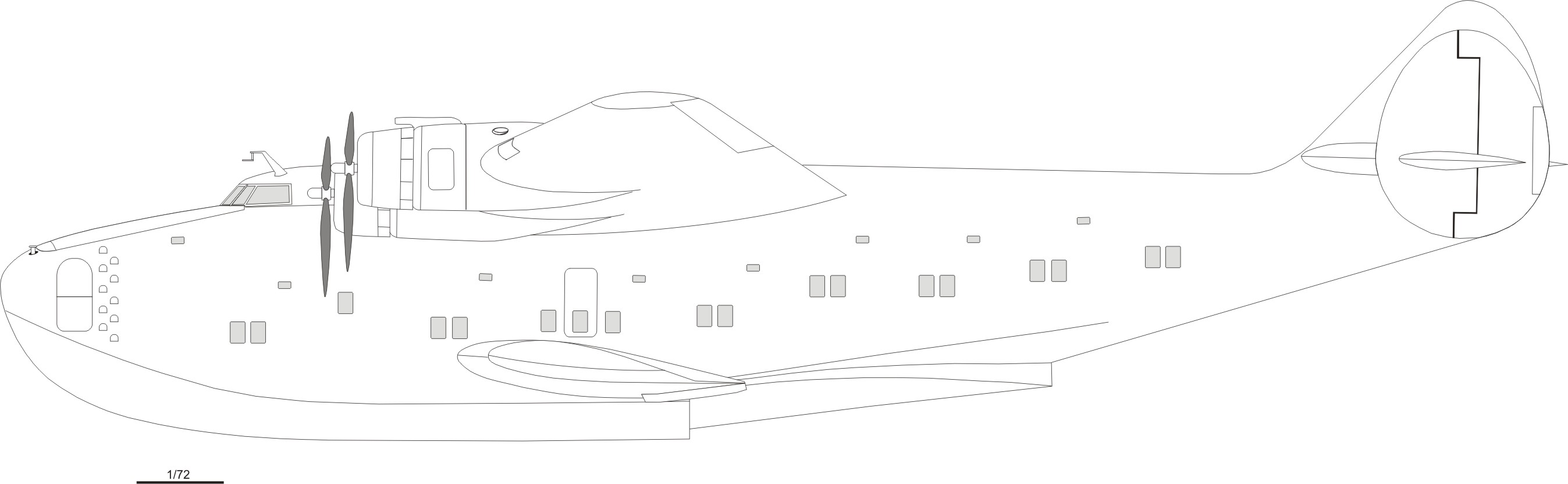 Boeing 314 blueprint