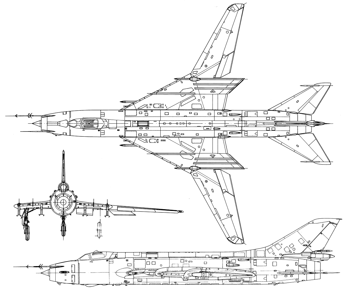 Sukhoi Su-20 blueprint