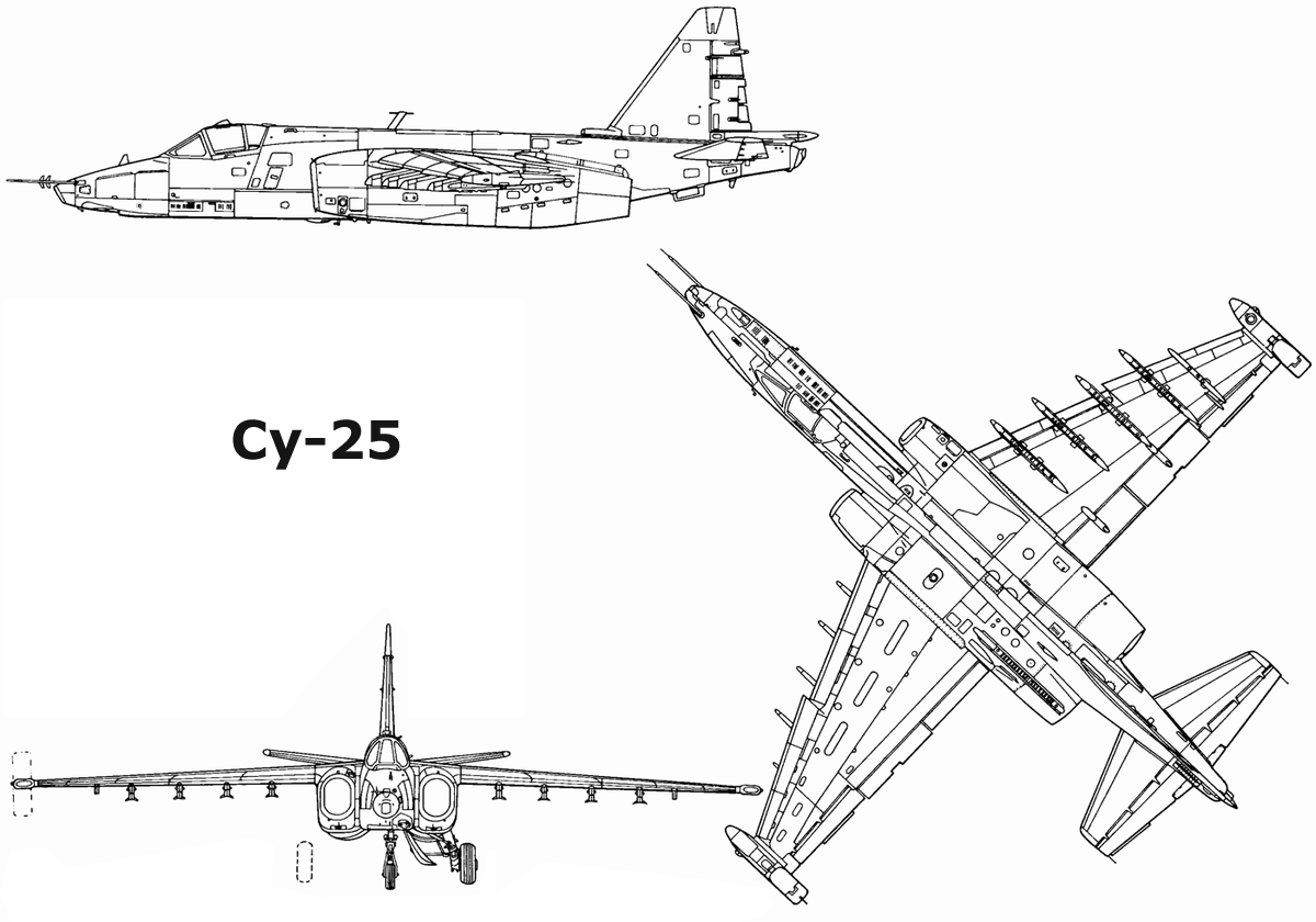 Su-25 blueprint