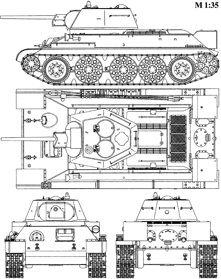 T-34 blueprint