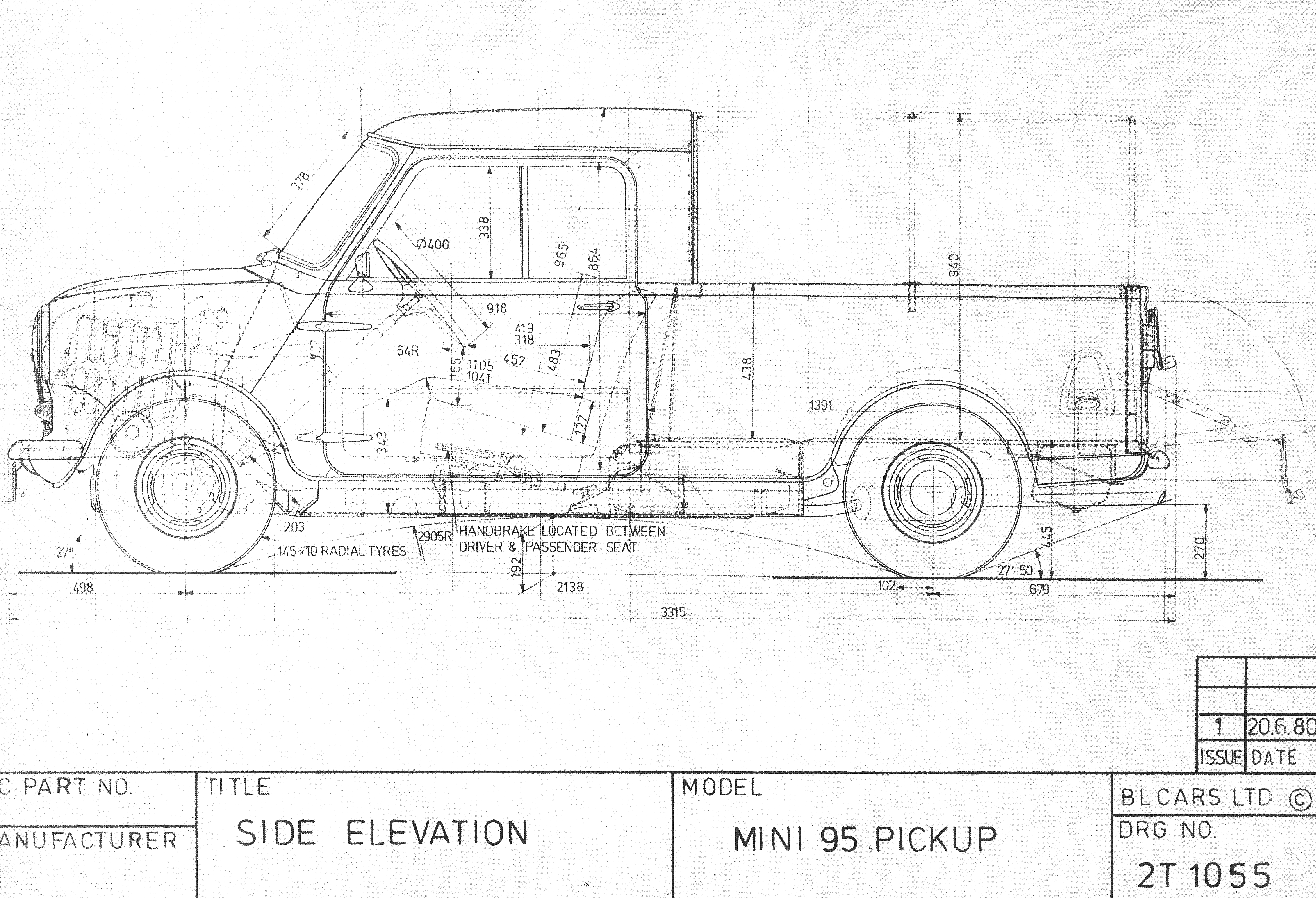 Mini Pick-up blueprint
