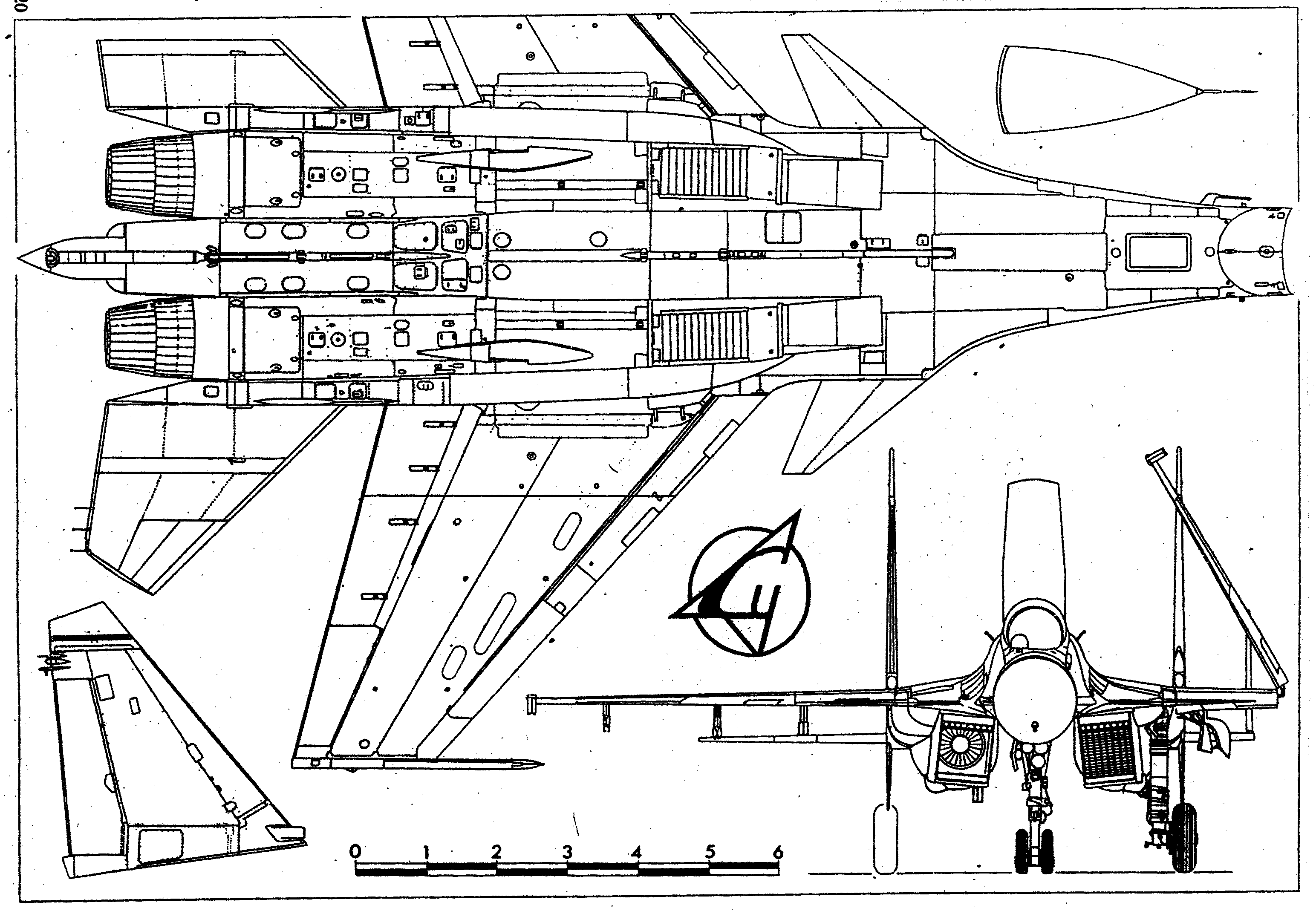 Su-33 blueprint