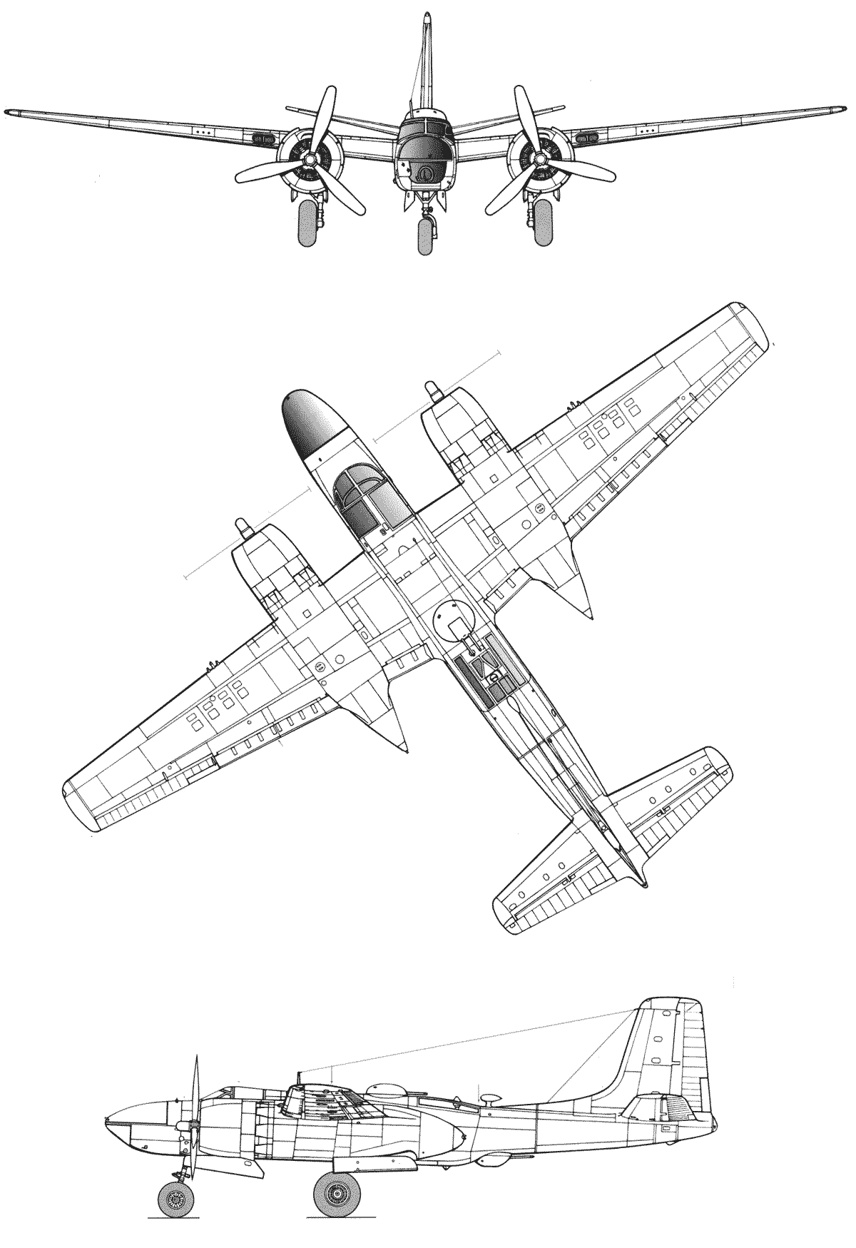 Douglas A-26C blueprint