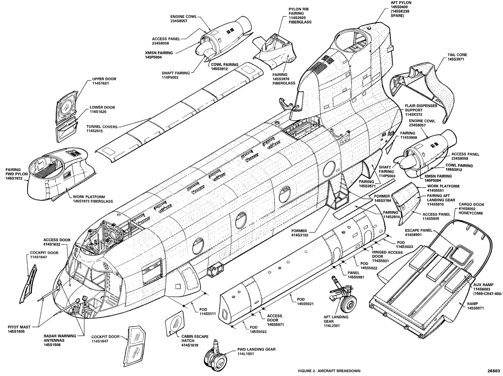 CH-47 Chinook blueprint