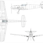 Messerschmitt Bf-109E blueprint