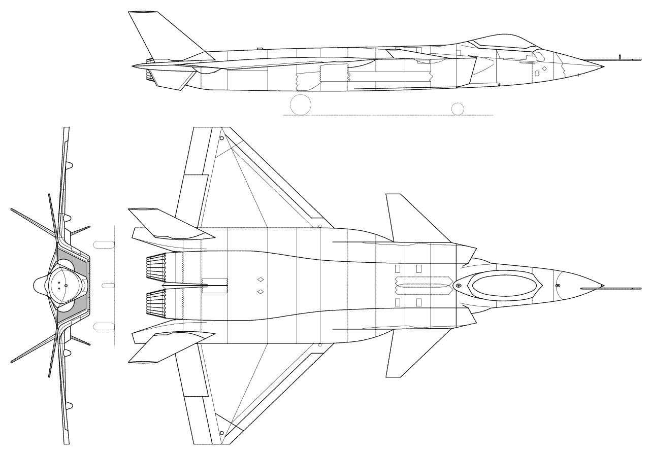 Chengdu J-20 blueprint