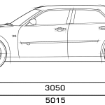 Chrysler 300C blueprint