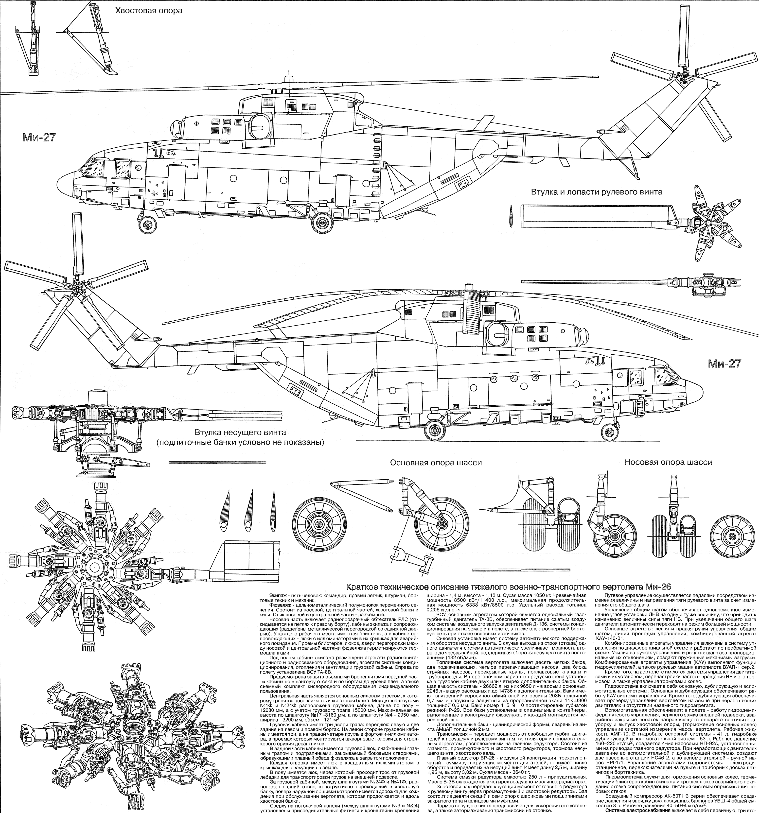 Mil Mi-26 blueprint