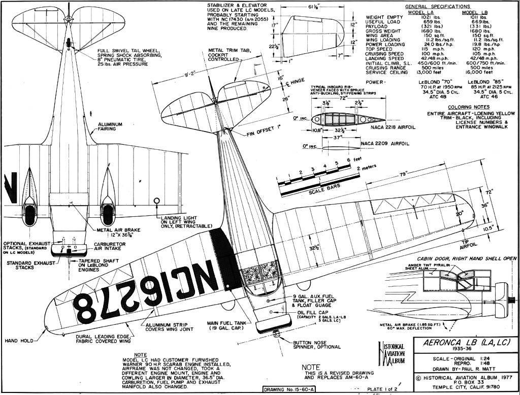 Aeronca LB blueprint