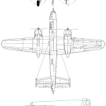 B-25 Mitchell blueprint
