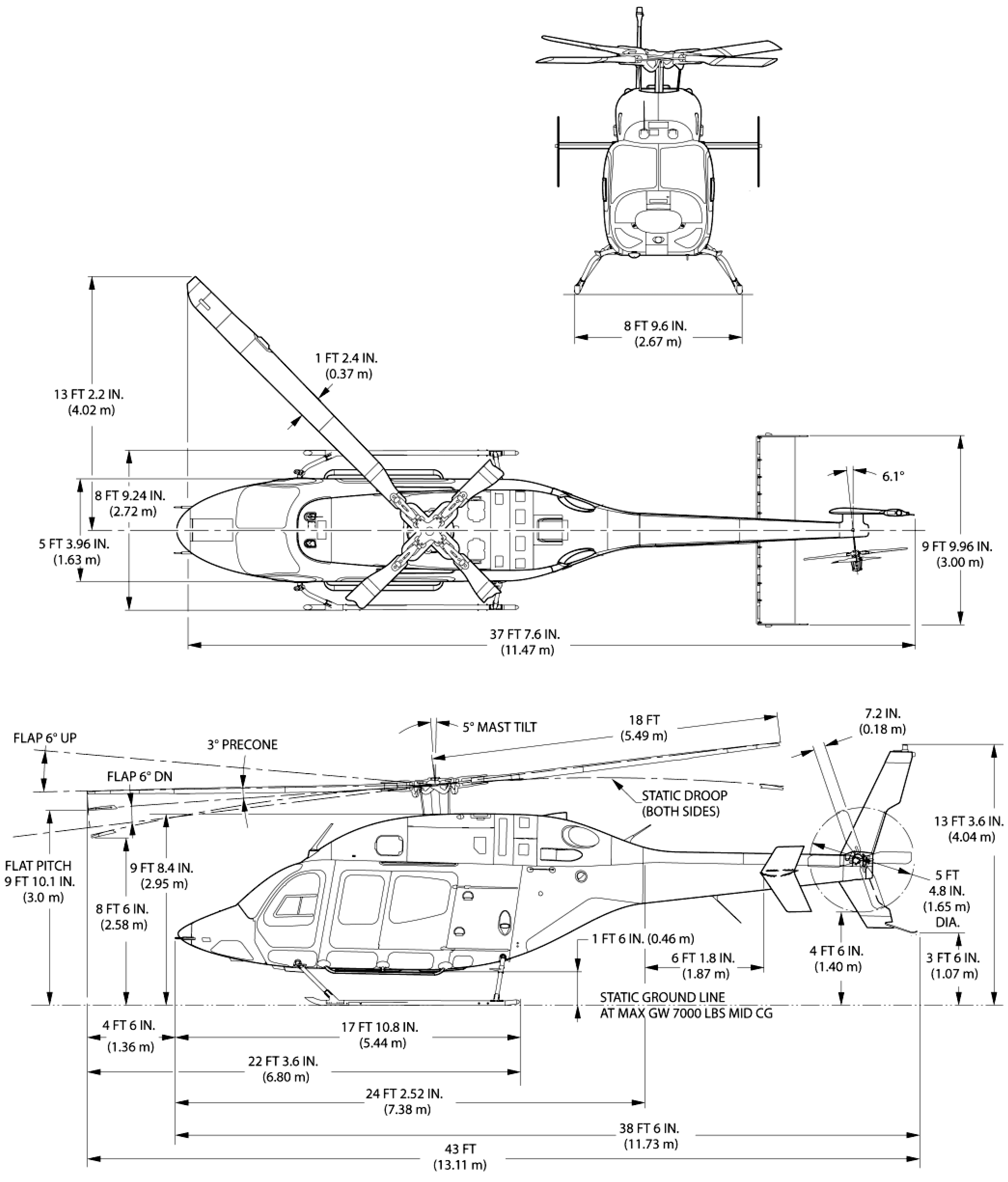 Bell 429 blueprint