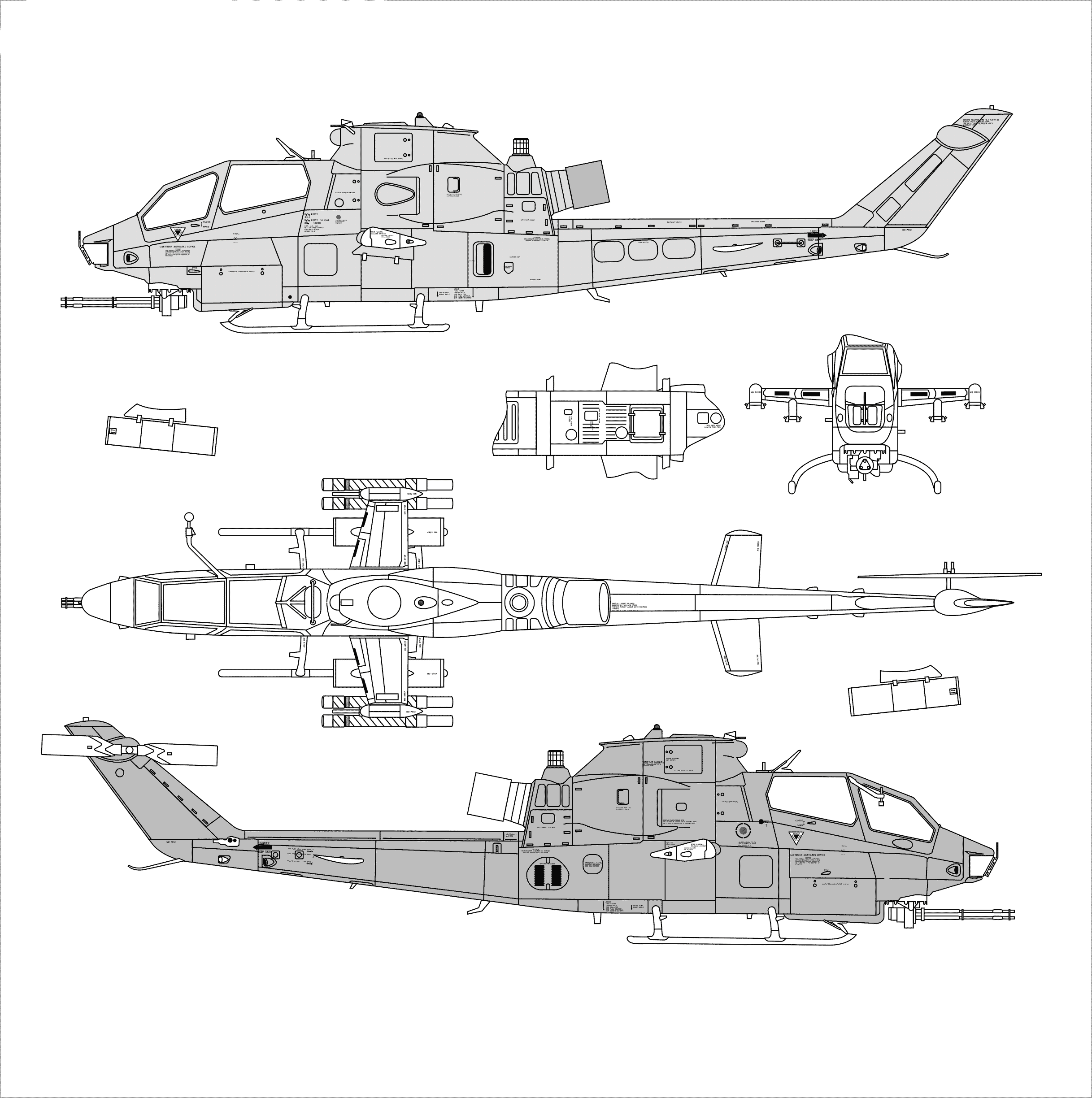 bell ah-1 blueprint