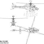Bell OH-58D Kiowa blueprint