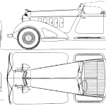 Chrysler Custom Imperial blueprint