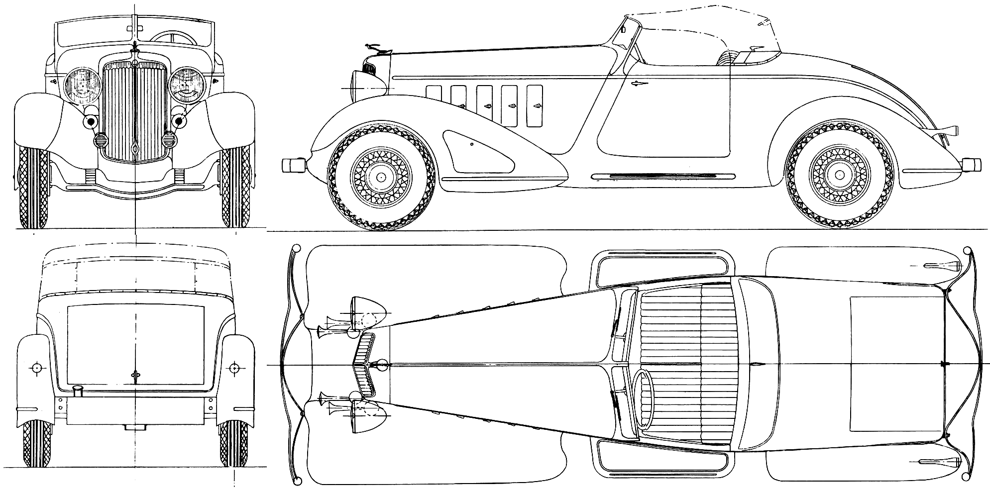 Chrysler Custom Imperial blueprint