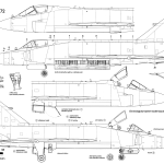 Convair F-102 Delta Dagger blueprint