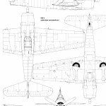 F6F Hellcat blueprint