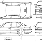 Honda Accord blueprint