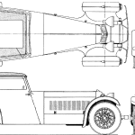 Jaguar SS1 blueprint
