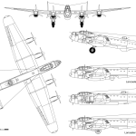 Avro Lancaster blueprint