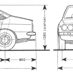 Lancia Beta blueprint