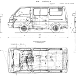 Mitsubishi L300 blueprint