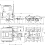 Scania CB blueprint