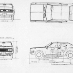 Datsun Bluebird 610 blueprint