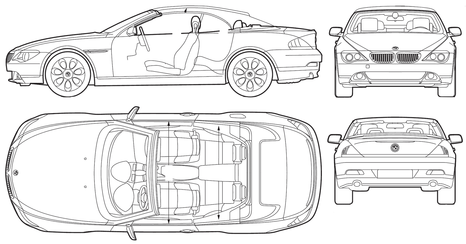 BMW 6-Series blueprint