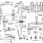 de Havilland Hornet blueprint
